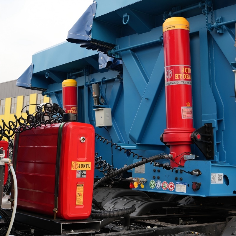 Fc Series Hydraulic Telescopic Cylinder with Cover for Dump Truck