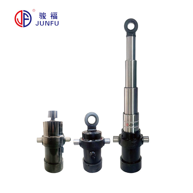 3-20 ton Tilt Tray Truck Underbody telescopic multi-stage hydraulic cylinder small tipper trailer lift and power unit