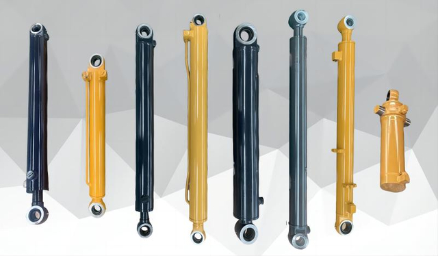 Double-Acting Backhoe Excavator Hydraulic RAM Piston Cylinder 